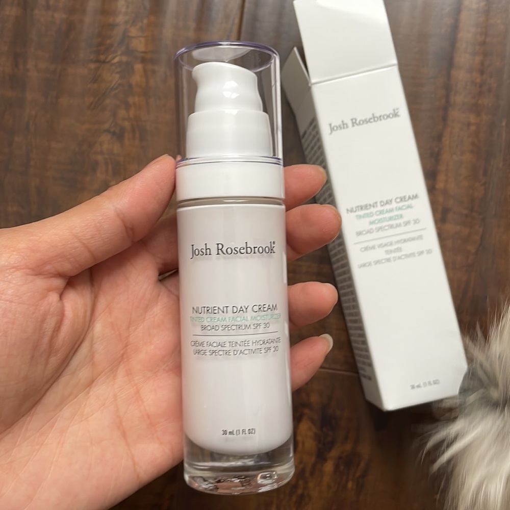 NWT Josh Rosebrook nutrient day cream tinted cream facial moisturizer SPF 30.